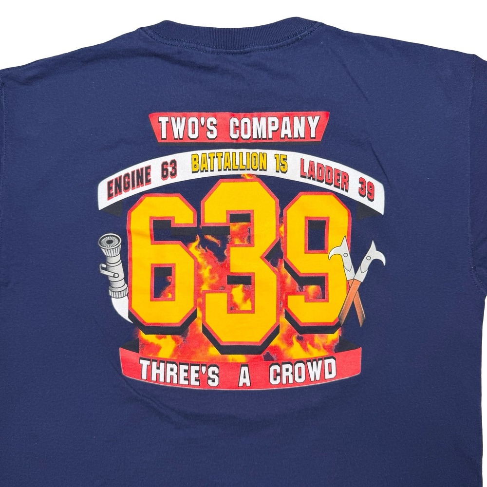 New York NYFS 639 Fire Department firefighter shirt‎